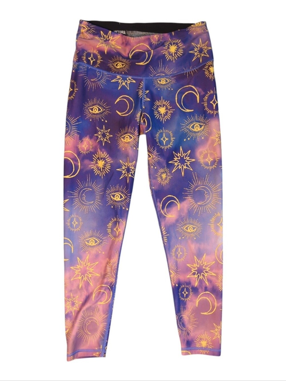 Victoria's Secret Sport Celestial Moon & Sun 7/8 Leggings - Medium Like New